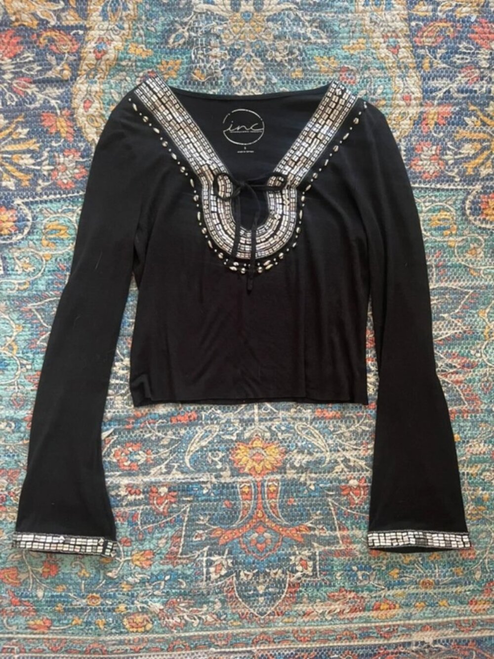 Boho Embellished Top